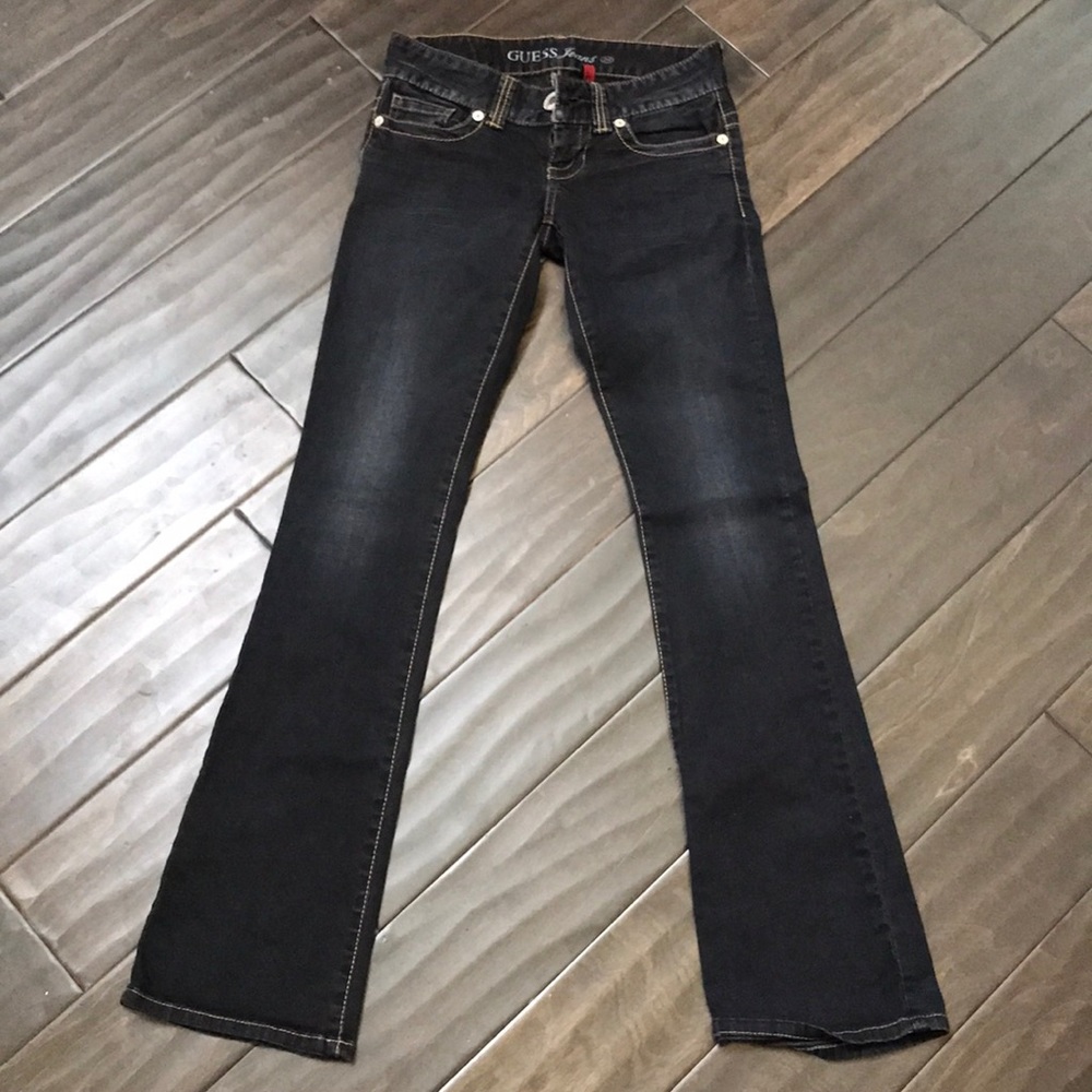 Guess dark blue bootcut jeans